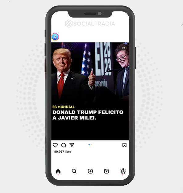 buy Instagram account Daily News (2.4 m Followers)