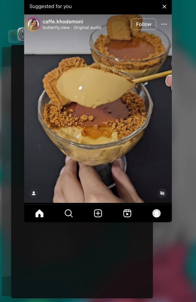 Quit app and open again