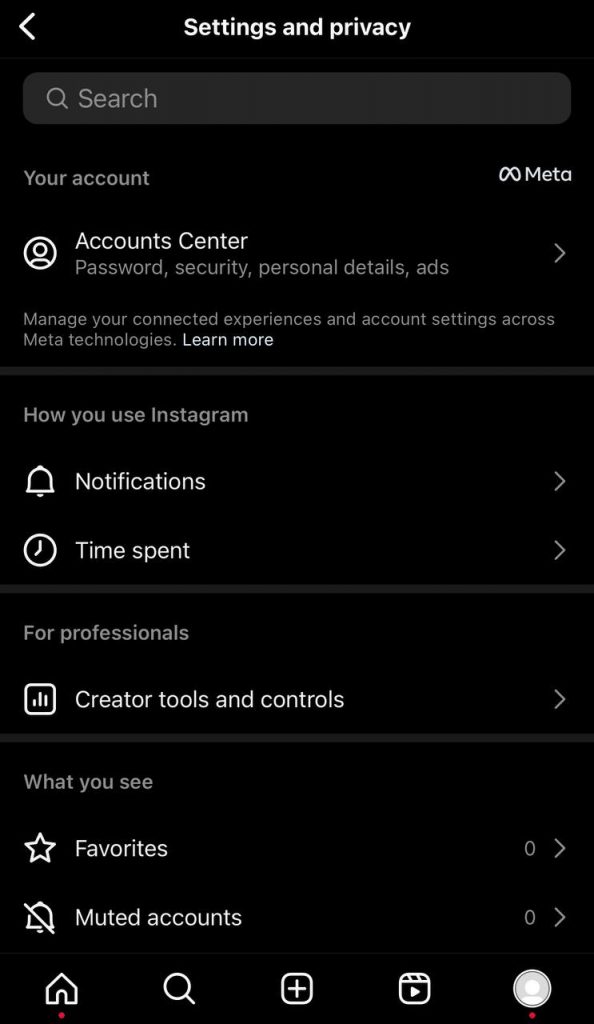 check your setting