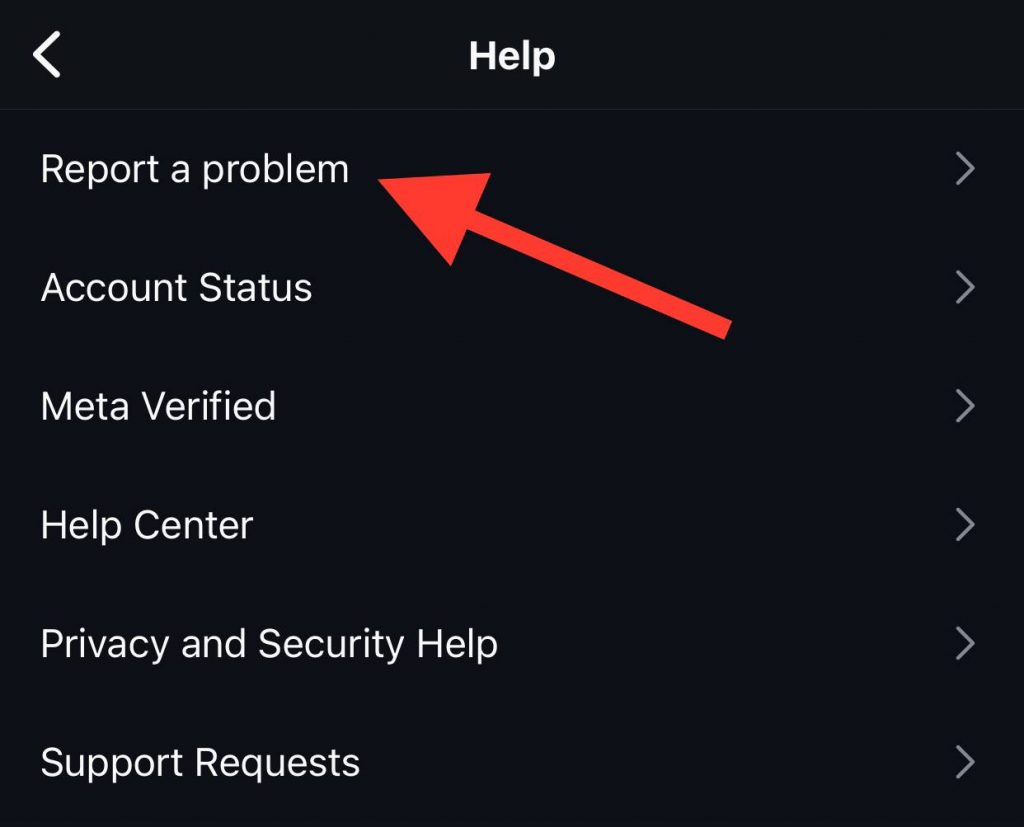 report a problem