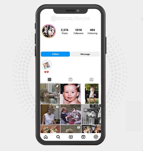 buy Instagram account Royal Land (109 k Followers)
