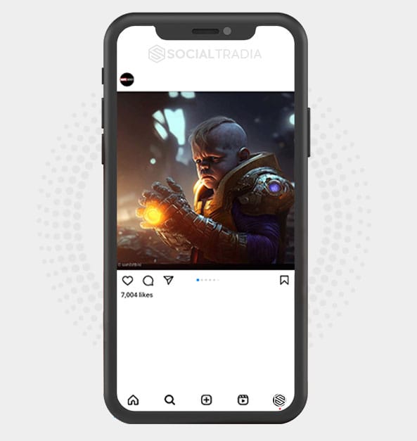 buy Instagram account MarvelPage (55.4 k Followers)