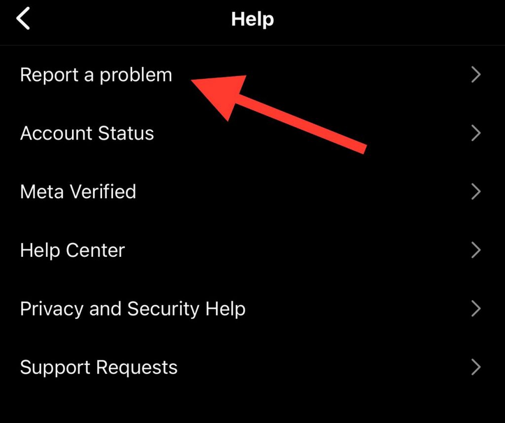 report a problem