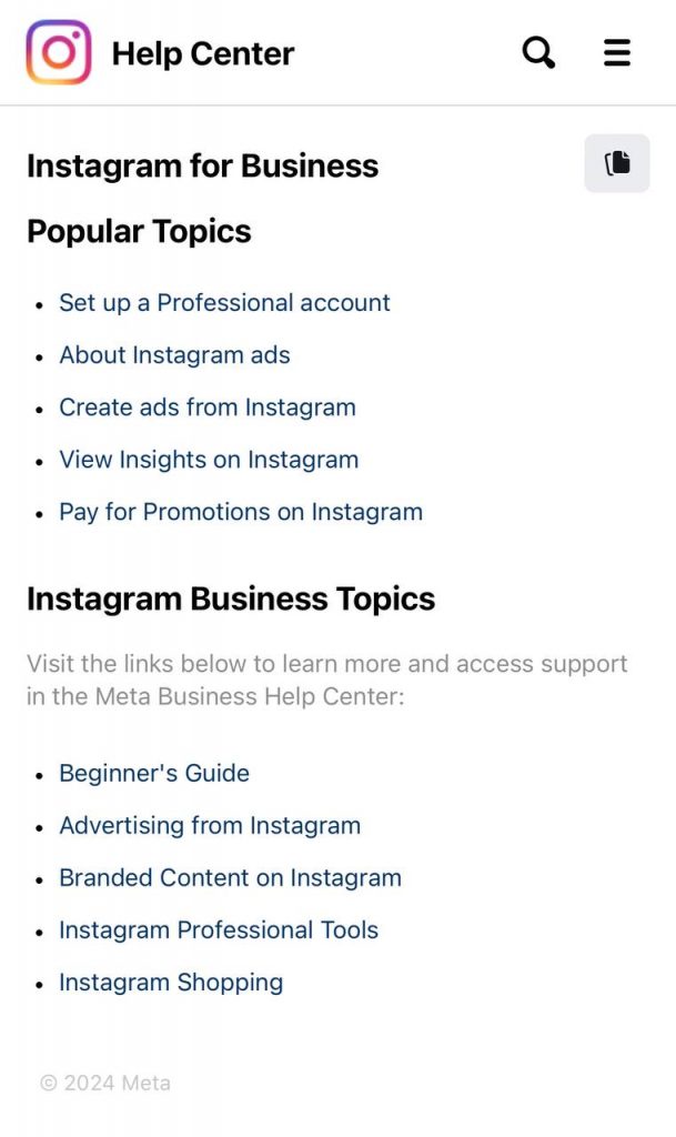 search topics