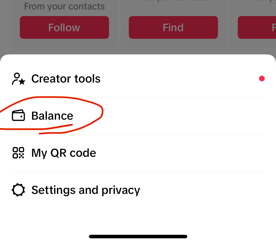 select balance