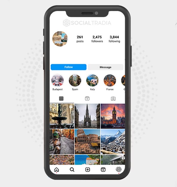 buy Instagram account Trip Fly (2.4 k Followers)