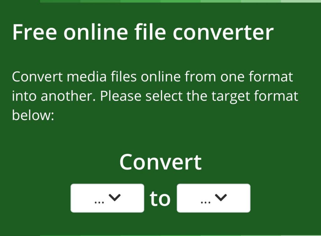 online file convertor