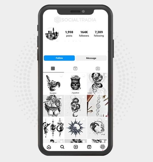 Instagram account TattooChannel (153 k Followers)
