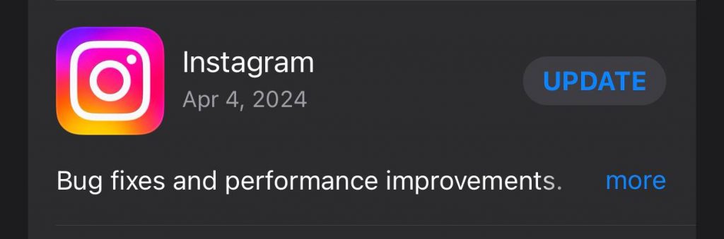Use IG latest version