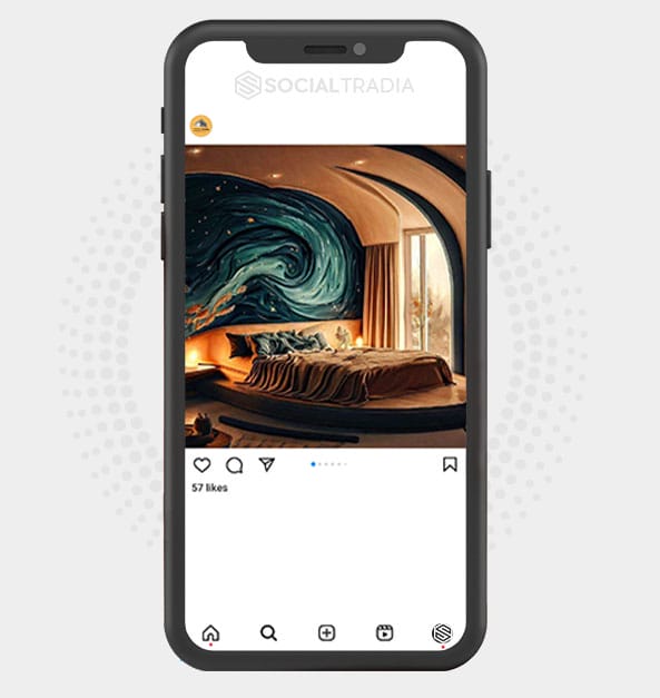 buy Instagram account Home Designing (2.6 k Followers)
