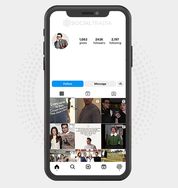 buy Instagram account Schitt CreekHere (243 k Followers)