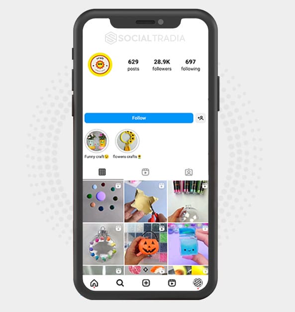 buy Instagram account Craft Shine (44.9 k Followers)