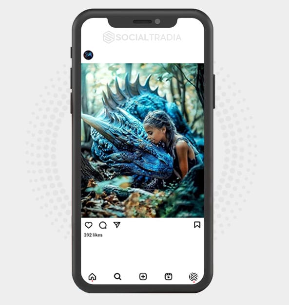buy Instagram account DragonClub (2.2 k Followers)