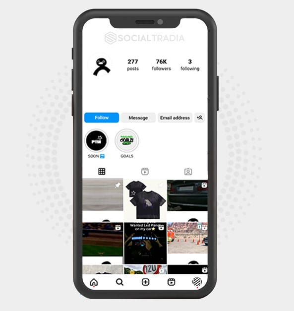 buy Instagram account Speedy Yard (76 k Followers)