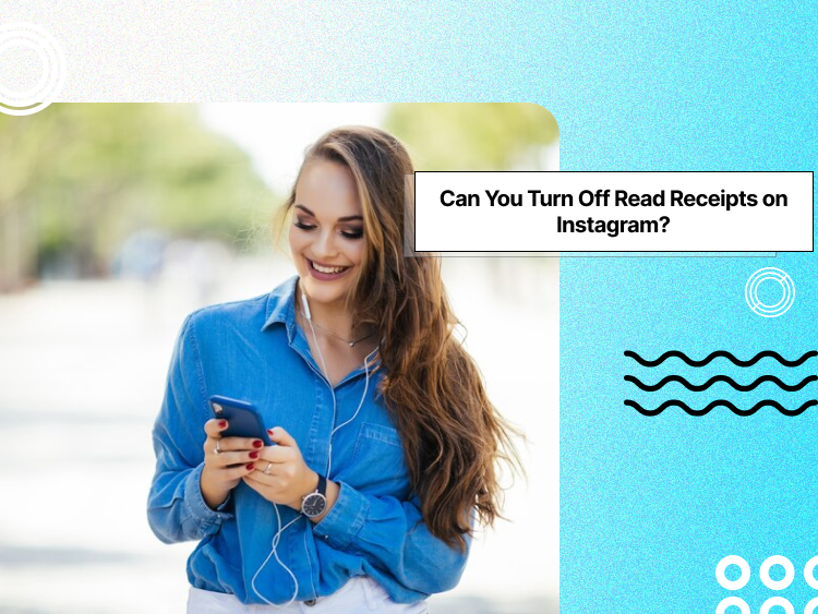 girl checking her phone looking happy