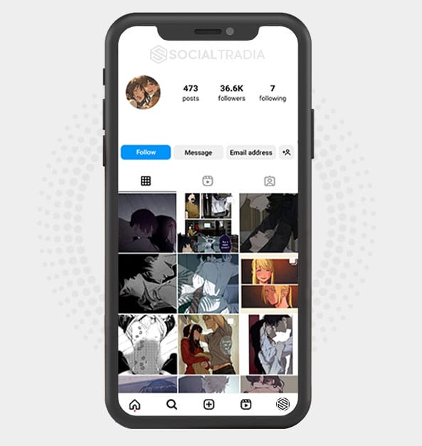 buy Instagram account AnimationGraph (36.6 k Followers)