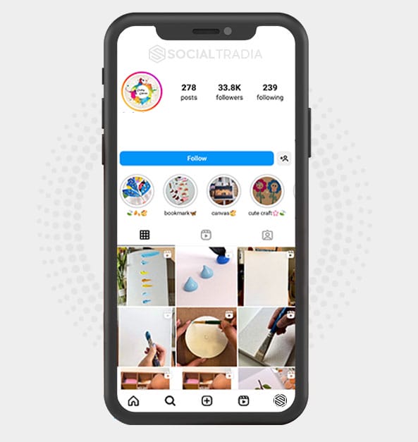 buy Instagram account Canvas Show (48.1 k Followers)
