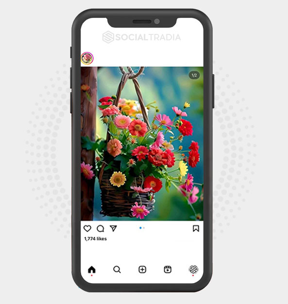 buy Instagram account flowerygarden (3.7 k Followers)
