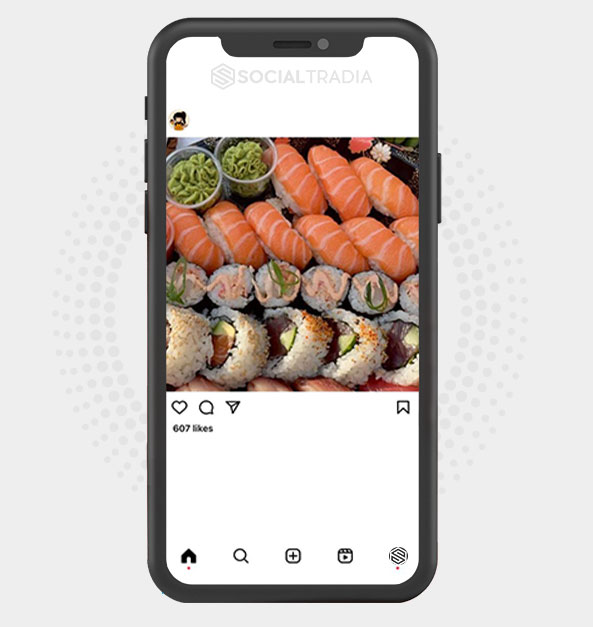 Instagram account Foods Court (5 k Followers)