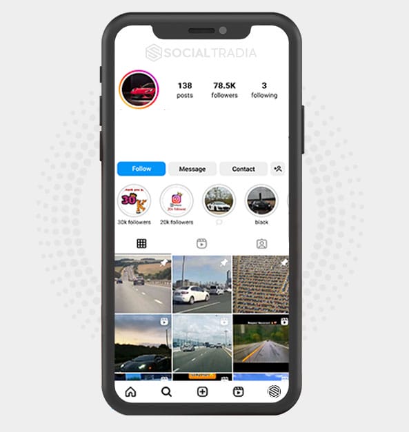 Instagram account Ultimate Vehicle (74.6 k Followers)
