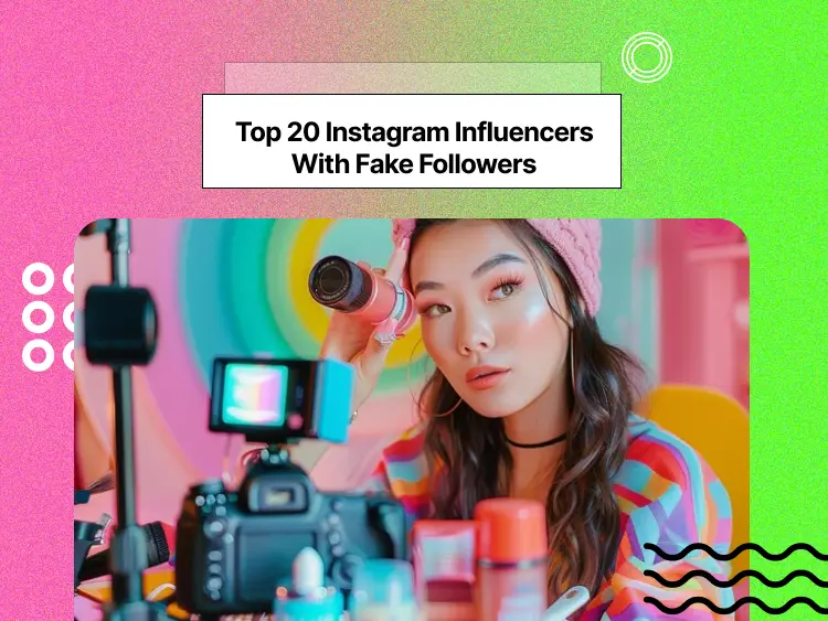 an instagram influencer taking a video