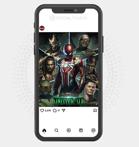 buy Instagram account Spiderman Plus (41.9 k Followers)
