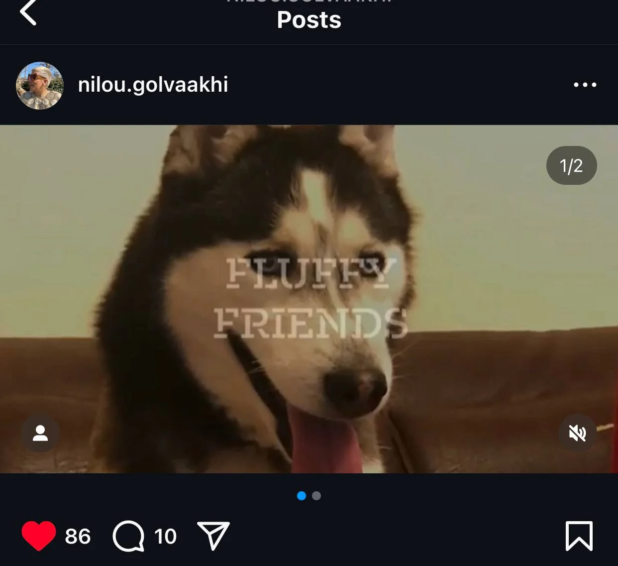 choose a post on IG