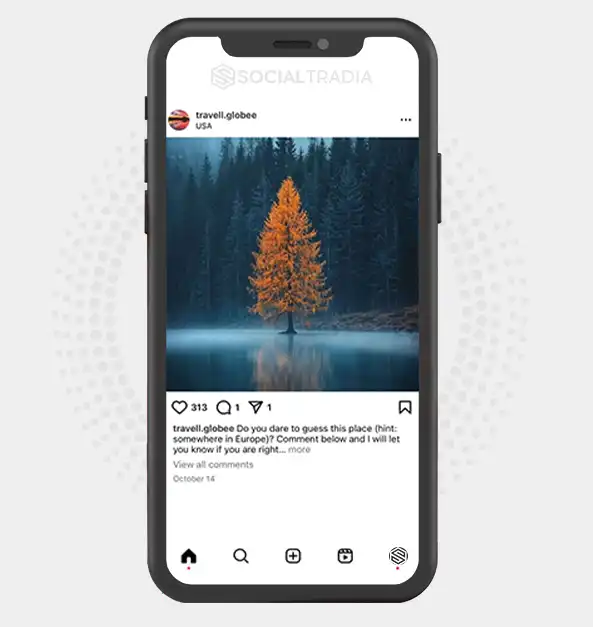 buy Instagram account travell.globee (2.4 k Followers)
