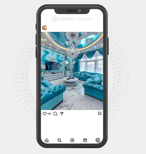buy Instagram account Color Home (2.7 k Followers)