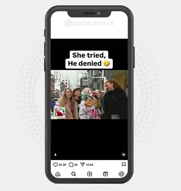 buy Instagram account LaughingSociety (283 k Followers)