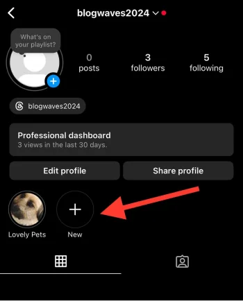 choose new to add another highlight