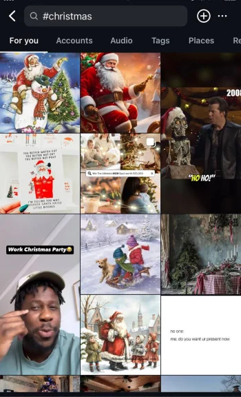 Christmas hashtag