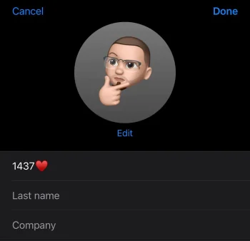 a contact on your phone