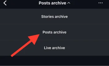 choose post archive