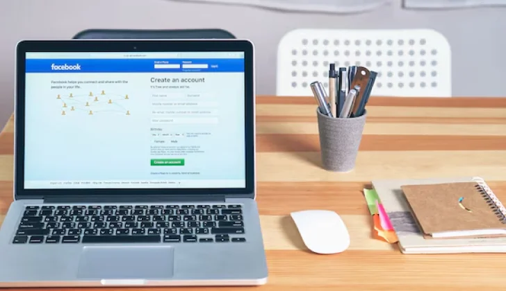 Facebook Login page
