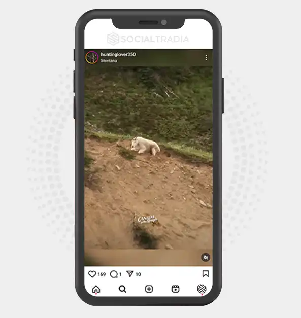 buy Instagram account huntinglover350 (2 k Followers)
