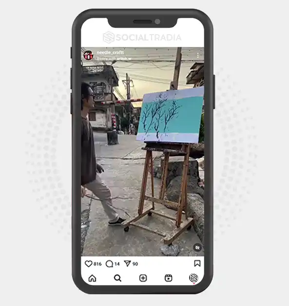 buy Instagram account needle_craftt (2.1 k Followers)
