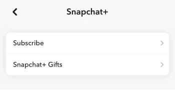 click on Snapchat Plus
