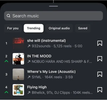 select your desired song