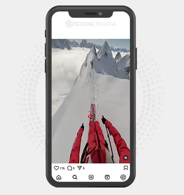buy Instagram account Snow Adventures (2.7 k Followers)