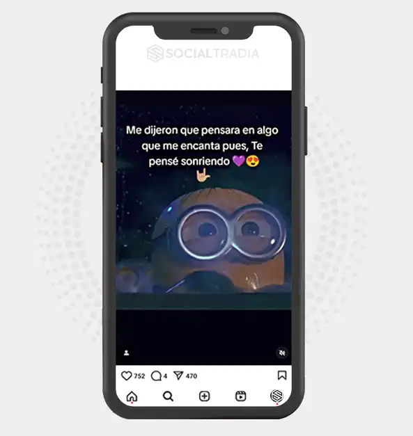 Instagram account Text Post (135 k Followers)