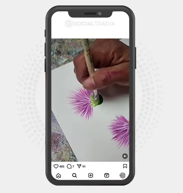buy Instagram account Canvas Art (40.5 k Followers)
