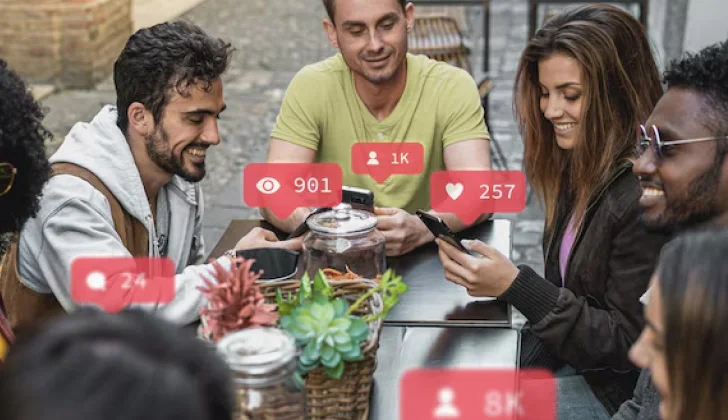 some people checking social media