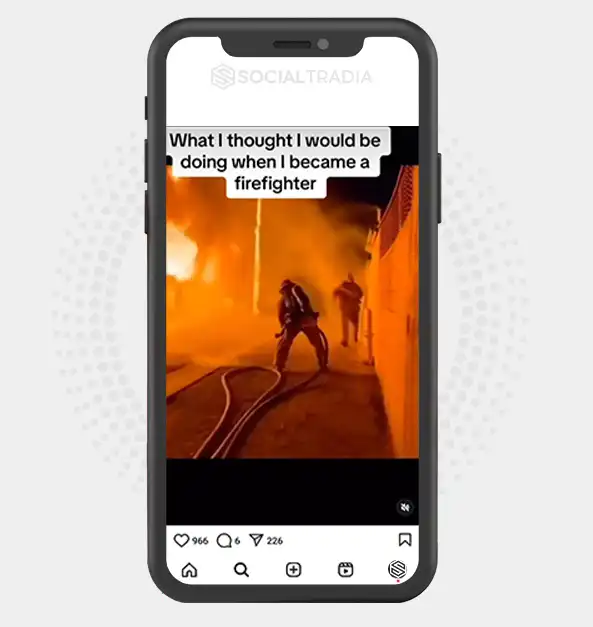 buy Instagram account Fire Profession (37.4 k Followers)