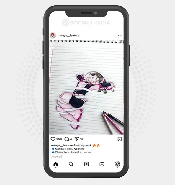 buy Instagram account manga__feature (23.2 k Followers)