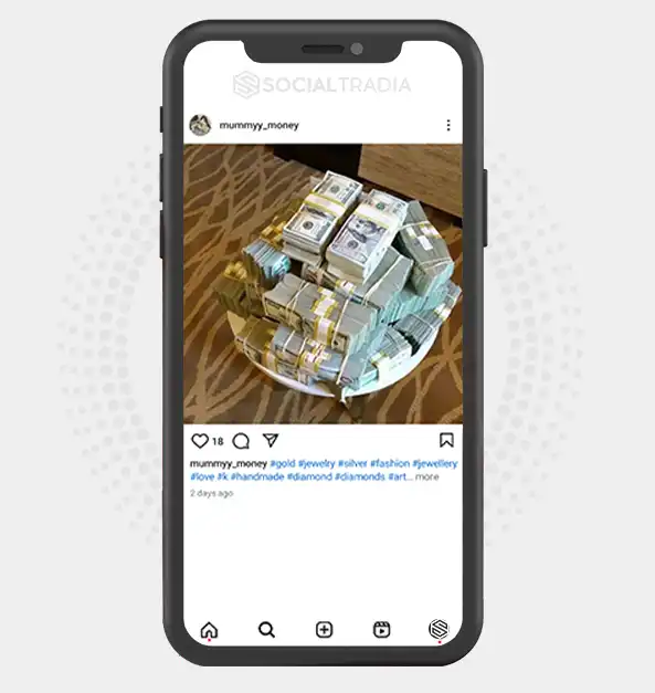 buy Instagram account mummyy_money (2 k Followers)