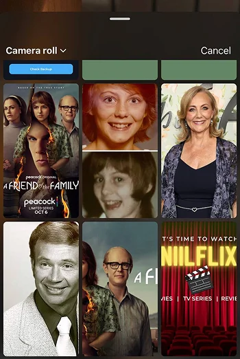 select a photo from your device