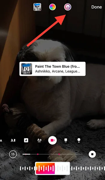 tap on animated avatar