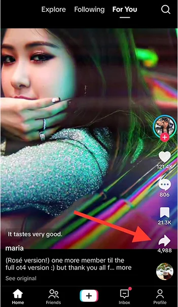 tap share icon