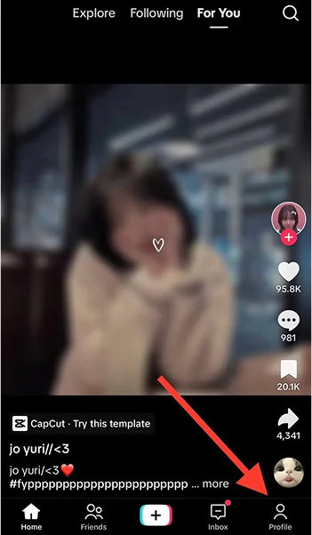 go to profile